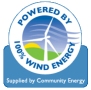 Powered by 100% Wind Energy! 